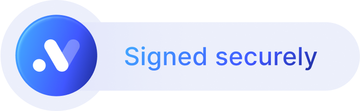 Signed securely icon